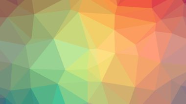 Renkli, üç taraflı düşük Poli, mozaik desen arka plan, vektör poligonal şekil grafiği, degrade, racio 1:1.777 Ultra Hd, 8 k ile Origami tarzı