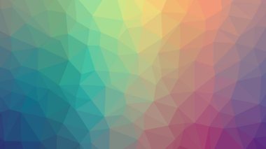 Renkli, üç taraflı düşük Poli, mozaik desen arka plan, vektör poligonal şekil grafiği, degrade, racio 1:1.777 Ultra Hd, 8 k ile Origami tarzı
