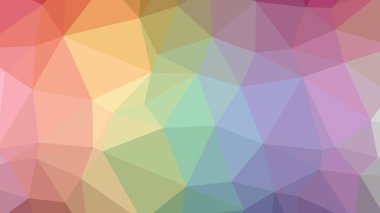 Renkli, üç taraflı düşük Poli, mozaik desen arka plan, vektör poligonal şekil grafiği, degrade, racio 1:1.777 Ultra Hd, 8 k ile Origami tarzı