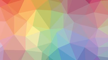 Renkli, üç taraflı düşük Poli, mozaik desen arka plan, vektör poligonal şekil grafiği, degrade, racio 1:1.777 Ultra Hd, 8 k ile Origami tarzı