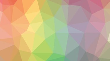 Renkli, üç taraflı düşük Poli, mozaik desen arka plan, vektör poligonal şekil grafiği, degrade, racio 1:1.777 Ultra Hd, 8 k ile Origami tarzı