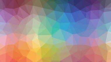 Renkli, üç taraflı düşük Poli, mozaik desen arka plan, vektör poligonal şekil grafiği, degrade, racio 1:1.777 Ultra Hd, 8 k ile Origami tarzı