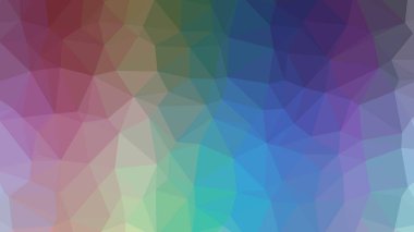 Renkli, üç taraflı düşük Poli, mozaik desen arka plan, vektör poligonal şekil grafiği, degrade, racio 1:1.777 Ultra Hd, 8 k ile Origami tarzı