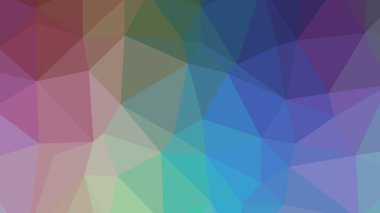 Renkli, üç taraflı düşük Poli, mozaik desen arka plan, vektör poligonal şekil grafiği, degrade, racio 1:1.777 Ultra Hd, 8 k ile Origami tarzı