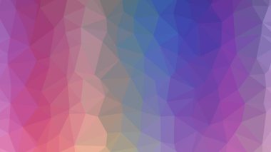 Renkli, üç taraflı düşük Poli, mozaik desen arka plan, vektör poligonal şekil grafiği, degrade, racio 1:1.777 Ultra Hd, 8 k ile Origami tarzı