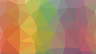 Renkli, üç taraflı düşük Poli, mozaik desen arka plan, vektör poligonal şekil grafiği, degrade, racio 1:1.777 Ultra Hd, 8 k ile Origami tarzı