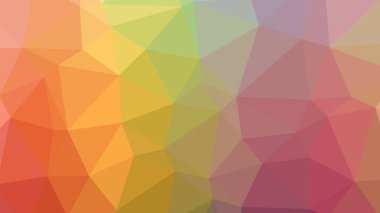 Renkli, üç taraflı düşük Poli, mozaik desen arka plan, vektör poligonal şekil grafiği, degrade, racio 1:1.777 Ultra Hd, 8 k ile Origami tarzı