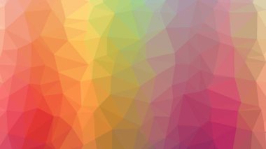 Renkli, üç taraflı düşük Poli, mozaik desen arka plan, vektör poligonal şekil grafiği, degrade, racio 1:1.777 Ultra Hd, 8 k ile Origami tarzı