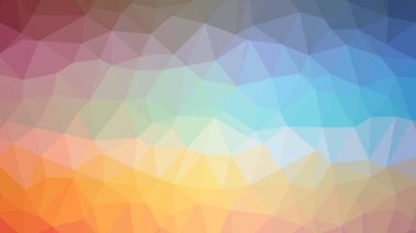 Renkli, üç taraflı düşük Poli, mozaik desen arka plan, vektör poligonal şekil grafiği, degrade, racio 1:1.777 Ultra Hd, 8 k ile Origami tarzı