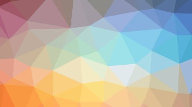 Renkli, üç taraflı düşük Poli, mozaik desen arka plan, vektör poligonal şekil grafiği, degrade, racio 1:1.777 Ultra Hd, 8 k ile Origami tarzı