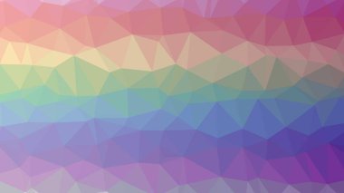 Renkli, üç taraflı düşük Poli, mozaik soyut desen arka plan, vektör poligonal şekil grafiği, yaratıcı iş, degrade, racio 1:1,777 Ultra Hd, 8 k ile Origami tarzı