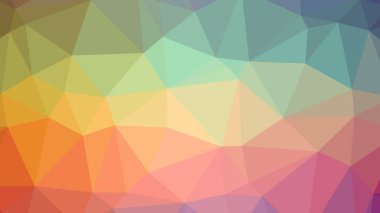 Renkli, üç taraflı düşük Poli, mozaik soyut desen arka plan, vektör poligonal şekil grafiği, yaratıcı iş, degrade, racio 1:1,777 Ultra Hd, 8 k ile Origami tarzı