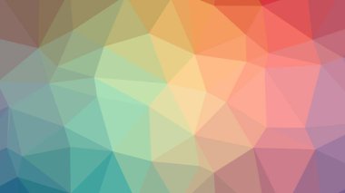 Renkli, üç taraflı düşük Poli, mozaik soyut desen arka plan, vektör poligonal şekil grafiği, yaratıcı iş, degrade, racio 1:1,777 Ultra Hd, 8 k ile Origami tarzı