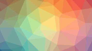 Renkli, üç taraflı düşük Poli, mozaik soyut desen arka plan, vektör poligonal şekil grafiği, yaratıcı iş, degrade, racio 1:1,777 Ultra Hd, 8 k ile Origami tarzı