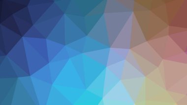 Renkli, üç taraflı düşük Poli, mozaik soyut desen arka plan, vektör poligonal şekil grafiği, yaratıcı iş, degrade, racio 1:1,777 Ultra Hd, 8 k ile Origami tarzı