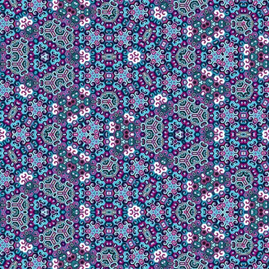 Soyut renkli altıgen kare geometrik seamless modeli simetrik kaleydoskop moda 