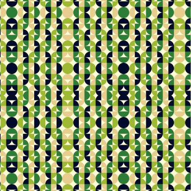 Soyut renkli altıgen kare geometrik seamless modeli simetrik kaleydoskop moda 