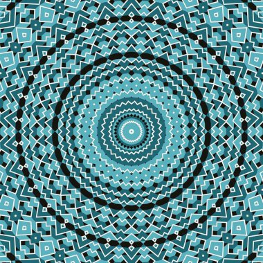 Soyut renkli altıgen kare geometrik seamless modeli simetrik kaleydoskop moda 