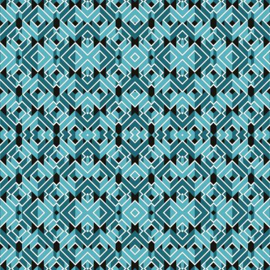 Soyut renkli altıgen kare geometrik seamless modeli simetrik kaleydoskop moda 