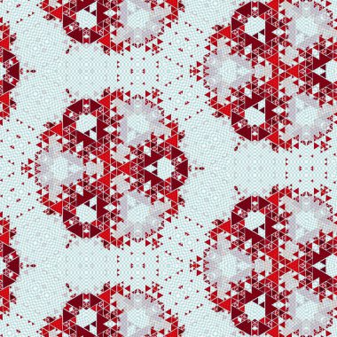 Soyut renkli altıgen kare geometrik seamless modeli simetrik kaleydoskop moda 