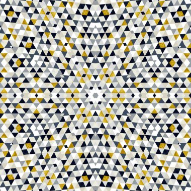 Soyut renkli altıgen kare geometrik seamless modeli simetrik kaleydoskop moda 