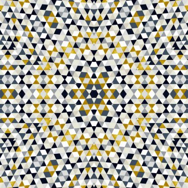Soyut renkli altıgen kare geometrik seamless modeli simetrik kaleydoskop moda 