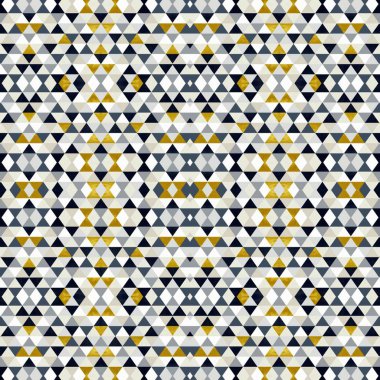 Soyut renkli altıgen kare geometrik seamless modeli simetrik kaleydoskop moda 