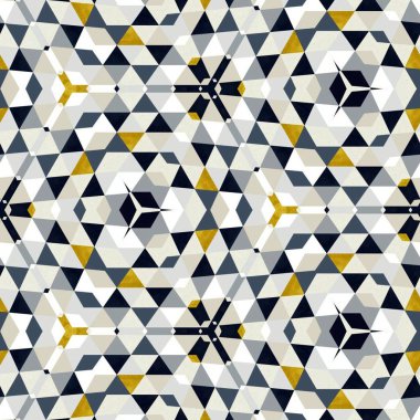 Soyut renkli altıgen kare geometrik seamless modeli simetrik kaleydoskop moda 