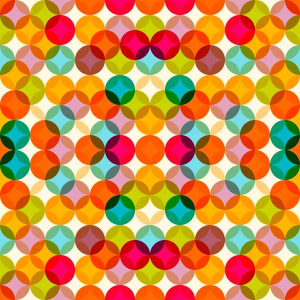 Abstrakte bunte Sechseck Quadrat geometrische nahtlose Muster symmetrische Kaleidoskop-Mode — Stockfoto