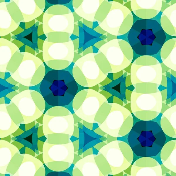 Astratto colorato esagono quadrato geometrico modello senza cuciture simmetrico caleidoscopio moda — Foto Stock