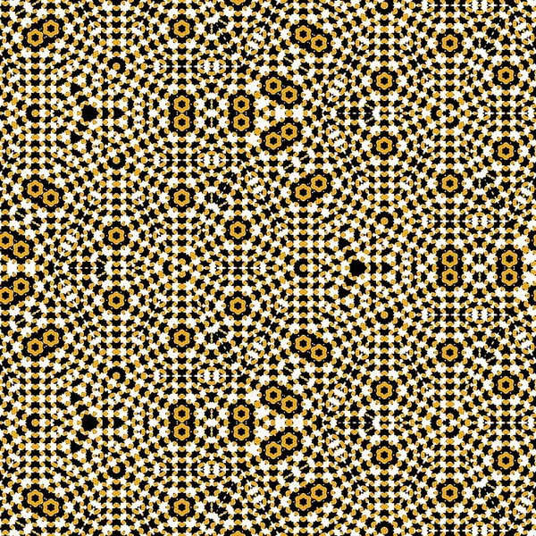 추상 화려한 육각형 정연 한 기하학적 원활한 패턴 대칭 만화경 패션 — 스톡 사진