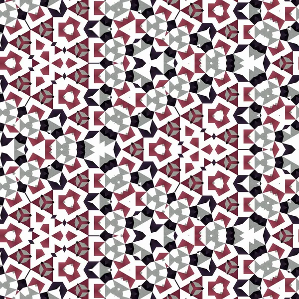 Absztrakt színes hatszög tér geometriai varrat nélküli mintát szimmetrikus Kaleidoszkóp divat — Stock Fotó