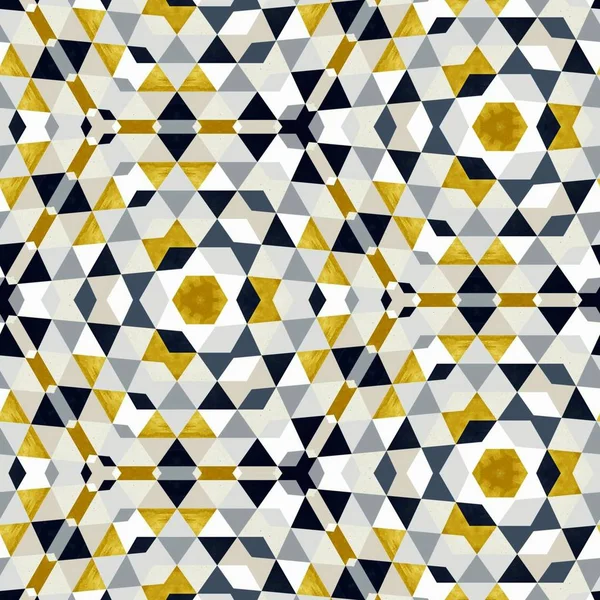 Soyut renkli altıgen kare geometrik seamless modeli simetrik kaleydoskop moda 