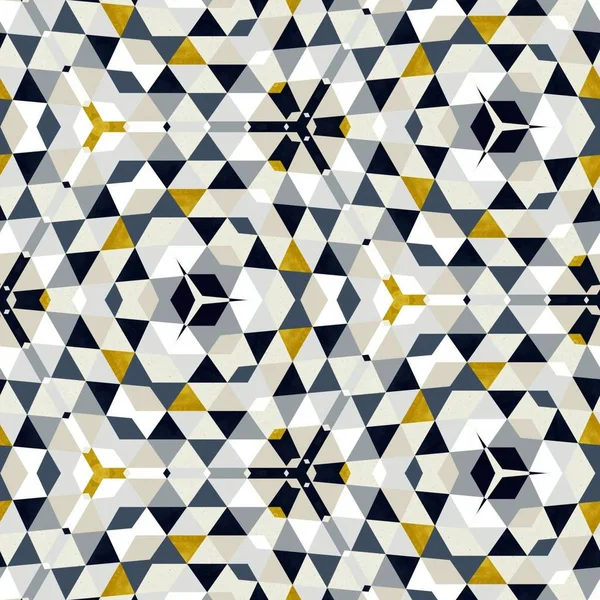 Soyut renkli altıgen kare geometrik seamless modeli simetrik kaleydoskop moda 