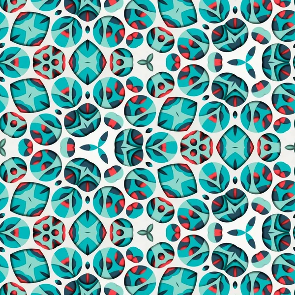 Soyut renkli altıgen kare geometrik seamless modeli simetrik kaleydoskop moda 