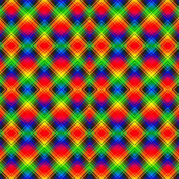 Абстрактний барвистий шестикутник квадратний геометричний безшовний візерунок симетрична мода калейдоскопа — стокове фото