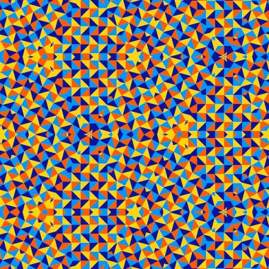 Soyut renkli altıgen kare geometrik seamless modeli simetrik kaleydoskop moda 