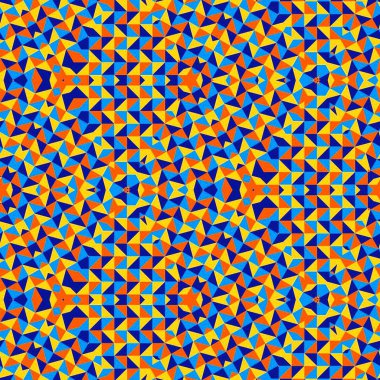 Soyut renkli altıgen kare geometrik seamless modeli simetrik kaleydoskop moda 