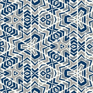 Soyut renkli altıgen kare geometrik seamless modeli simetrik kaleydoskop moda 