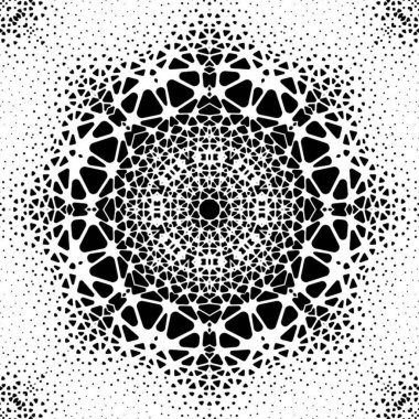 soyut renkli altıgen kare geometrik dikişsiz desen simetrik kaleydoskop moda, tasarım 