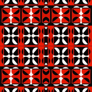 soyut renkli altıgen kare geometrik dikişsiz desen simetrik kaleydoskop moda, tasarım 