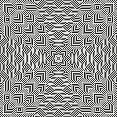 soyut renkli altıgen kare geometrik dikişsiz desen simetrik kaleydoskop moda, tasarım 