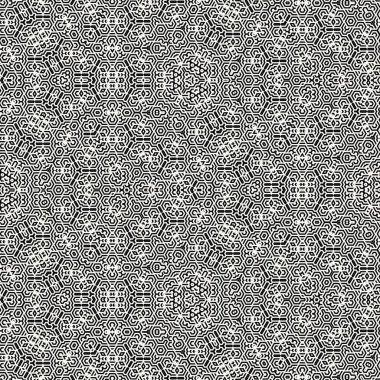 soyut renkli altıgen kare geometrik dikişsiz desen simetrik kaleydoskop moda, tasarım 