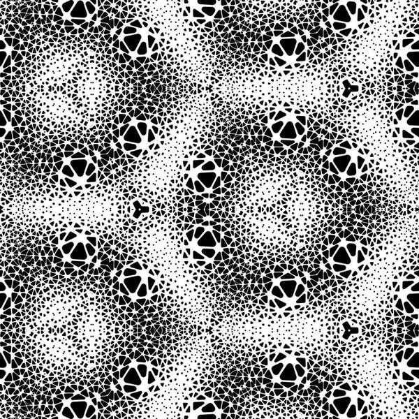 추상적 육각형의 네모난 기하학적 바다없는 대칭적 스코프 디자인 — 스톡 사진