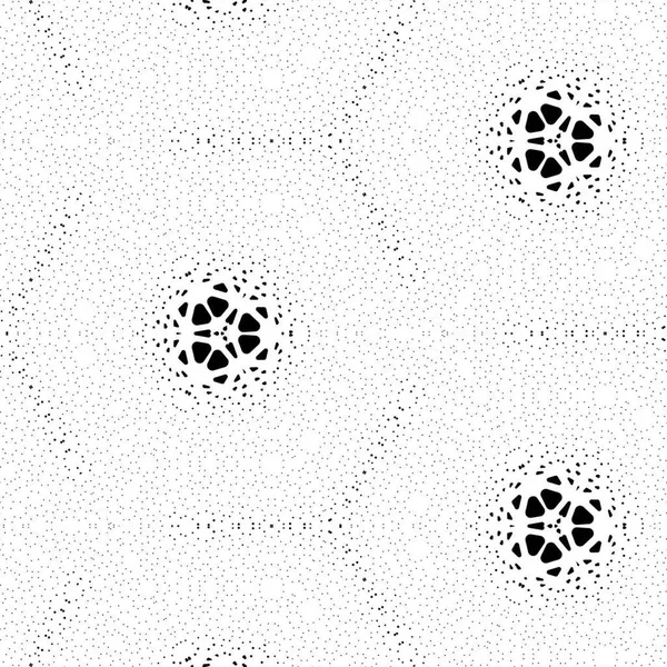 추상적 육각형의 네모난 기하학적 바다없는 대칭적 스코프 디자인 — 스톡 사진