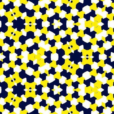 soyut renkli altıgen kare geometrik dikişsiz desen simetrik kaleydoskop moda, tasarım 