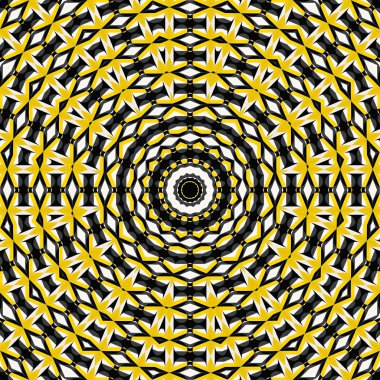 soyut renkli altıgen kare geometrik dikişsiz desen simetrik kaleydoskop moda, tasarım 