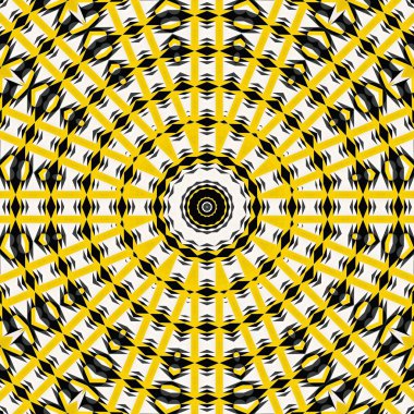 soyut renkli altıgen kare geometrik dikişsiz desen simetrik kaleydoskop moda, tasarım 