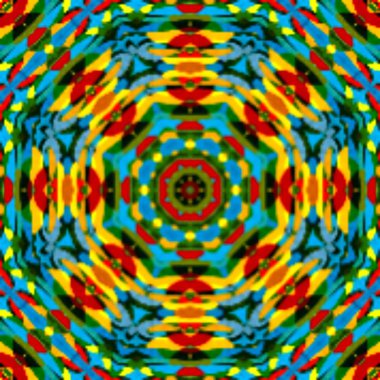 soyut renkli altıgen kare geometrik dikişsiz desen simetrik kaleydoskop moda, tasarım 