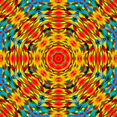 soyut renkli altıgen kare geometrik dikişsiz desen simetrik kaleydoskop moda, tasarım 